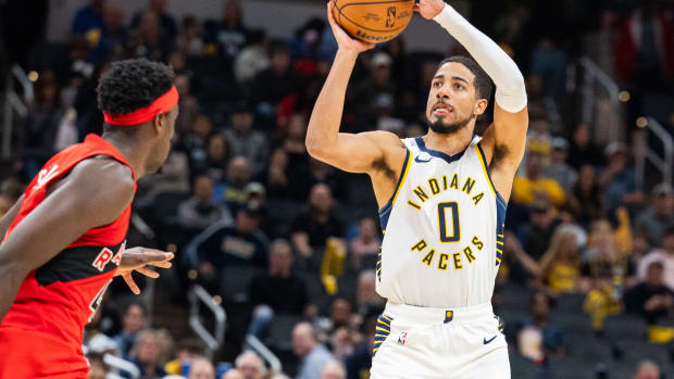 Tyrese Haliburton Indiana Pacers Pascal Siakam